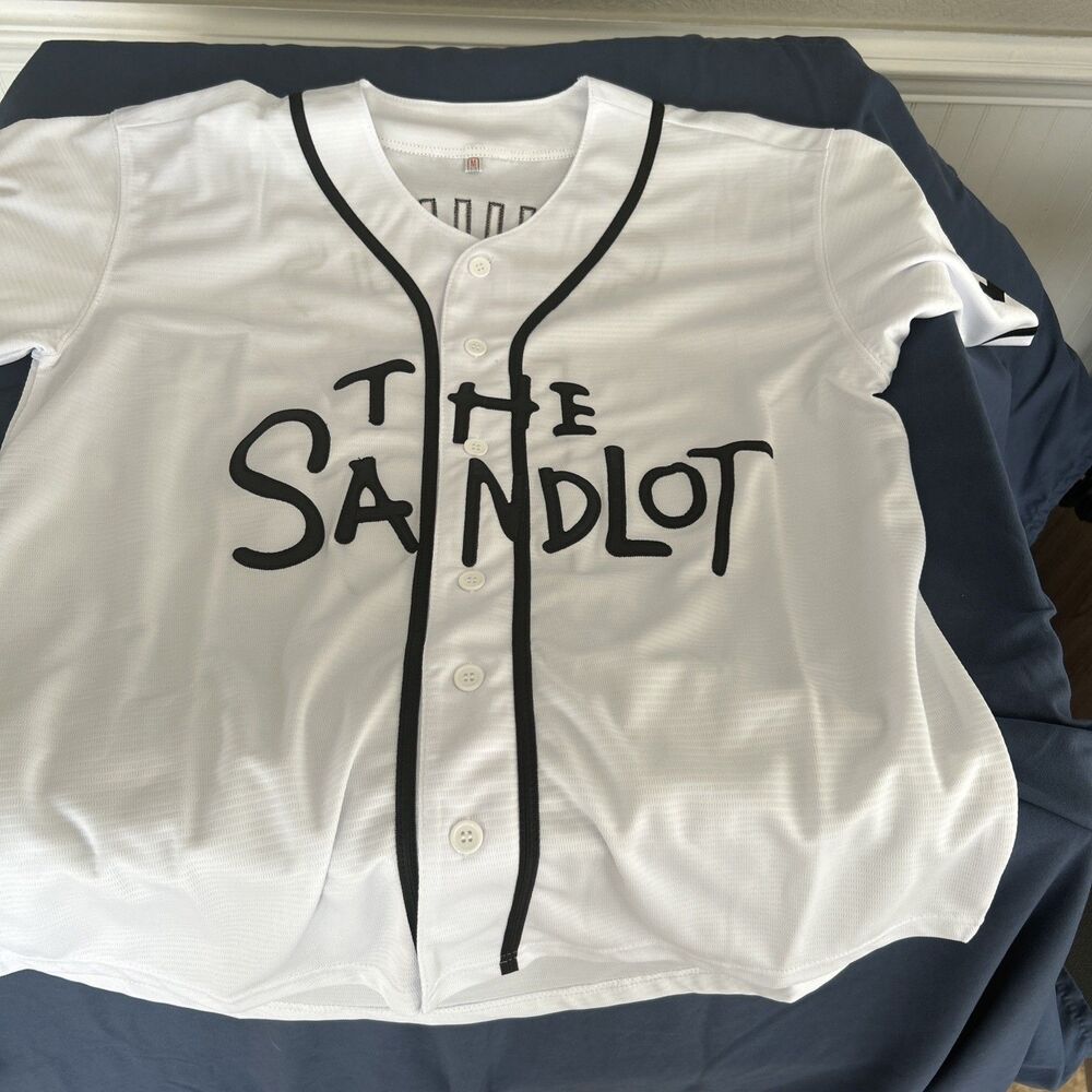 Sandlot Baseball Jersey Squints #5 Stitched Men's Size M